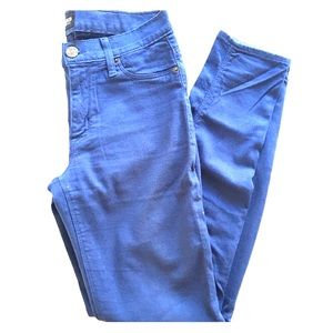 Hudson midrise skinny jeans, blue jeans